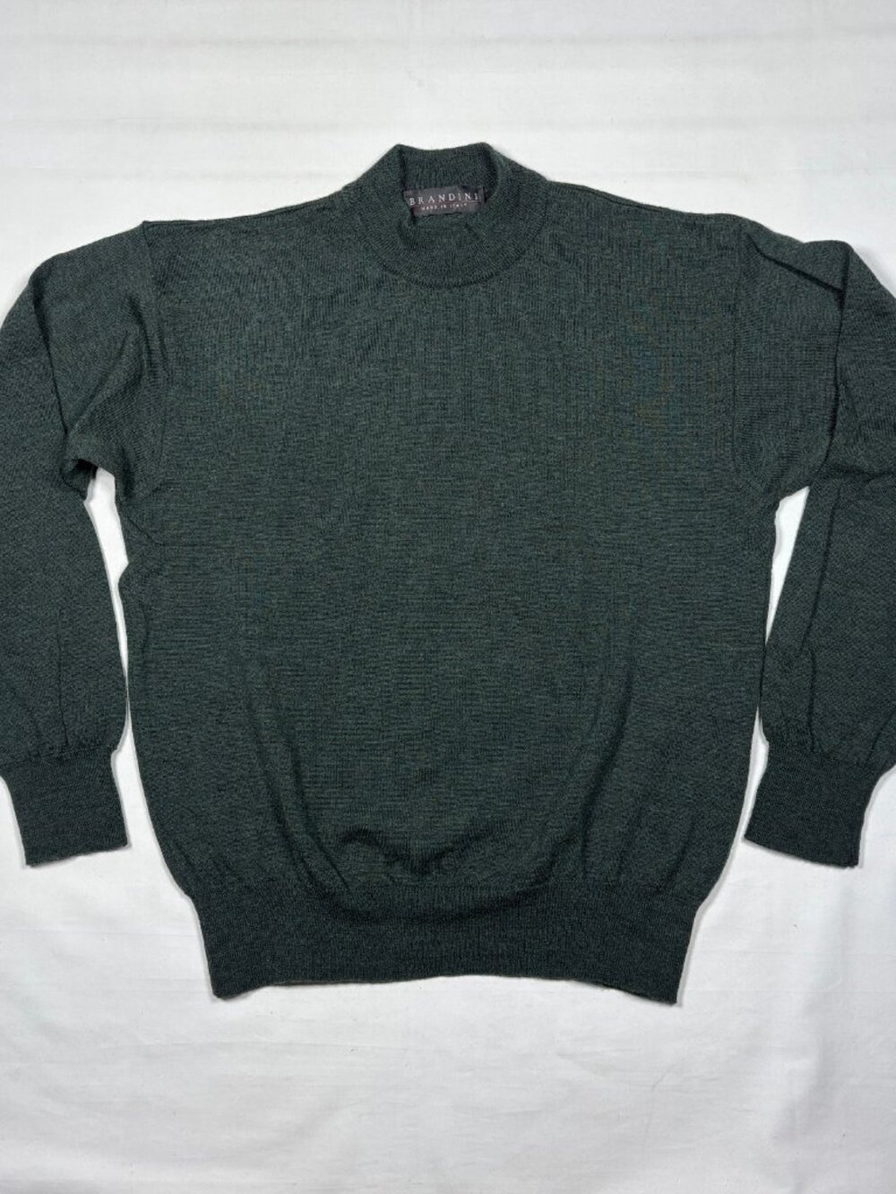 Lot of 3 VTG Brandini Italy 100% Merino Wool Mock Neck Sweaters Mens Large L - Picture 12 of 16